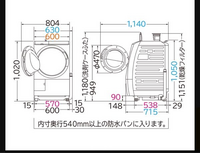 ドラム式洗濯機の搬入について質問です。日立のビッグドラム（BD-SG11... - Yahoo!知恵袋