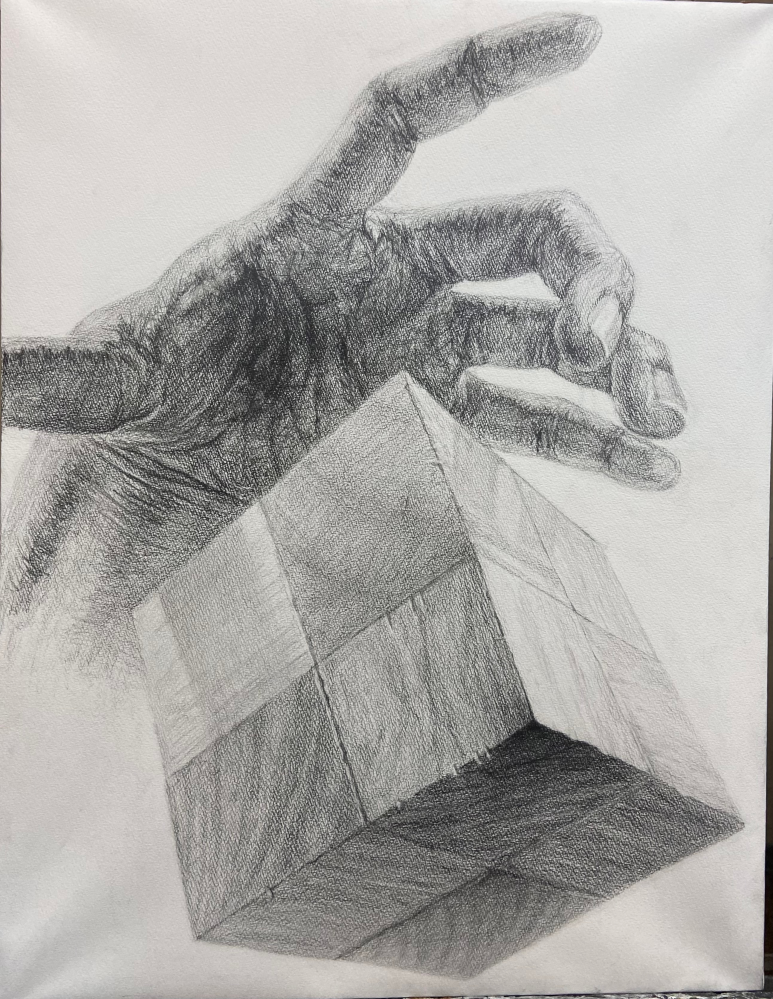 ご教授ください、キャンバス地にペン画を描いていたのですが、ペン先が