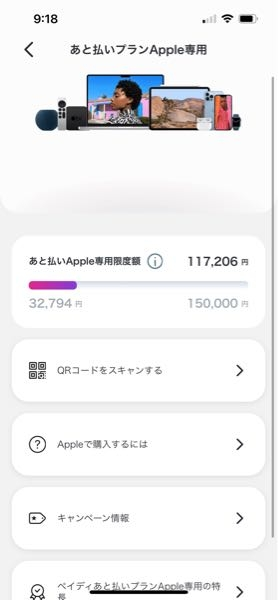 ペイディAppleで商品を購入しようとしたんですが、購入確定画面に移動