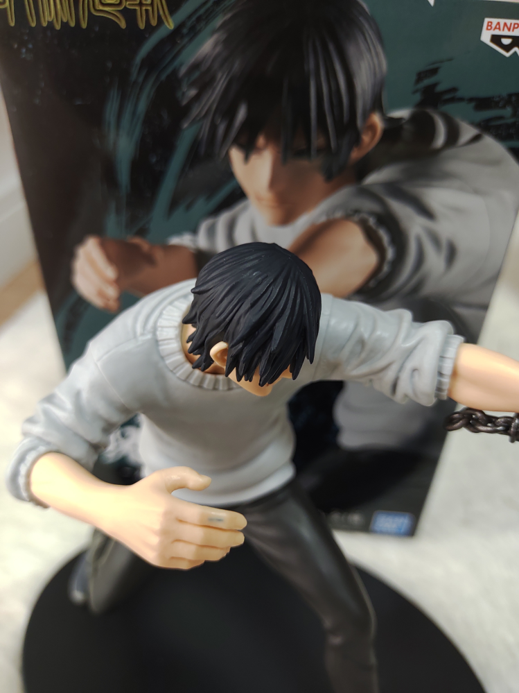 一番くじのフィギュアについて質問です！初期不良があり、一度交換して