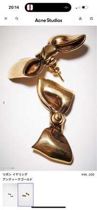 Acne Studios ゴールドピアス 楽天市場】アクネストゥディオズ ピアス レディース イヤリング