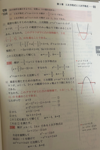 なぜ(1)は下に凸で(2)は上に凸って分かるんですか？ 