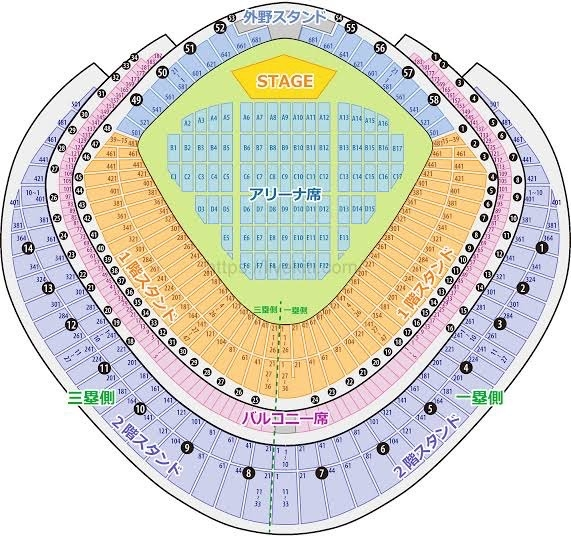 東京ドーム25ゲートアリーナG11ブロック5列2番ってどこか教えてもらい... - Yahoo!知恵袋