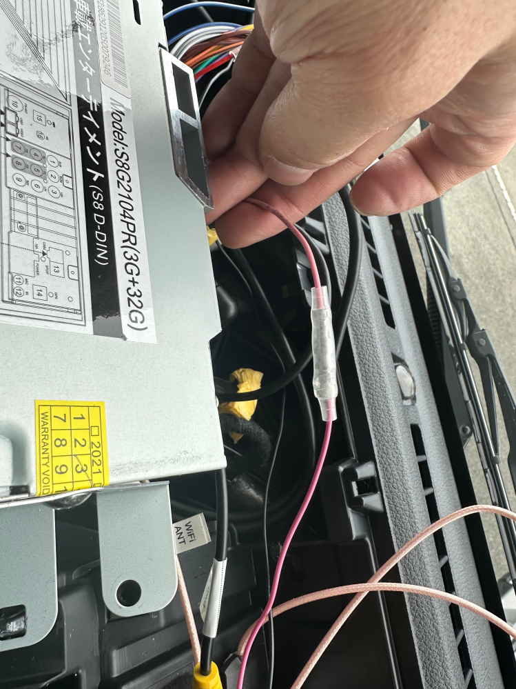 ATOTOS8にATOTOのバックカメラを購入して取り付けしたのですが 