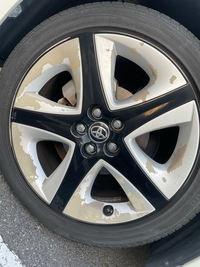 ほーとないたー　50プリウス前期　ホイール1本傷あり　タイヤ山なし ZVW50 前期 プリウス アルミホイール 50 7J PCD 100 トヨタ