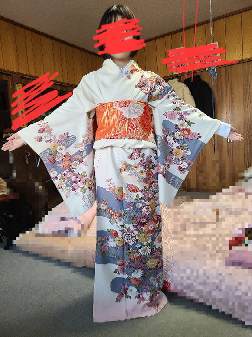 この着物は、振袖として成人式、卒業式の正装として着用しても問題 