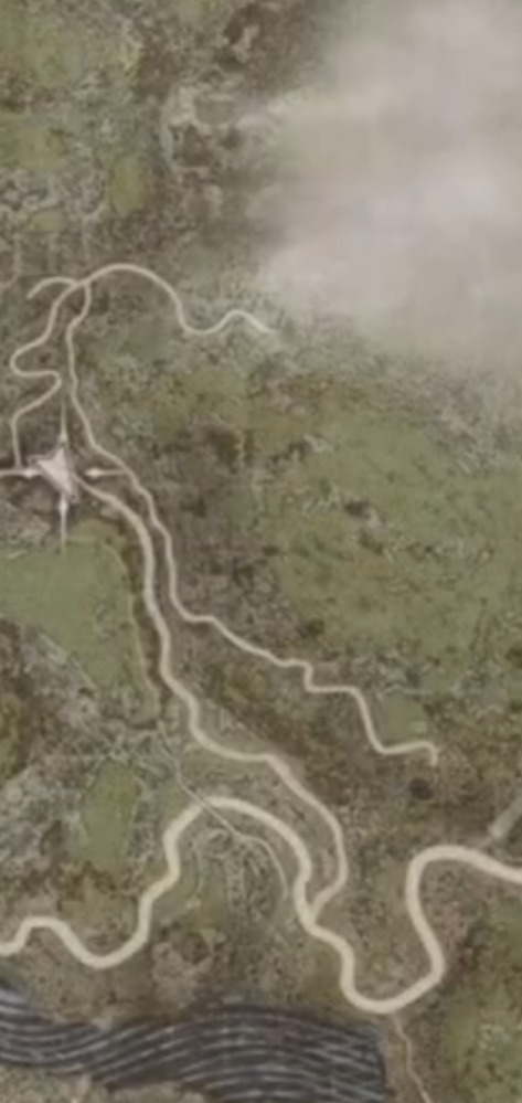 ドラゴンズドグマ２ マップの行き方を教えてください 古戦場跡の近くの崖上にある城の跡に繋がる道が大きい岩が邪魔で通れません