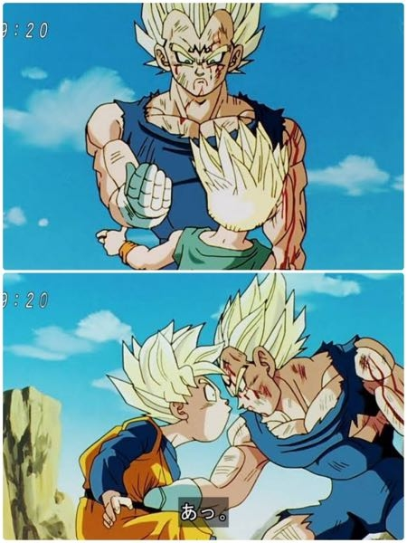 ドラゴンボールベジータがトランクスと悟天を気絶させる時にトランクス