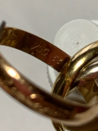 カルティエ　指輪　13号　刻印　シリアルナンバーあり cartier（カルティエ）の指輪の品番って指輪の裏に書いてある