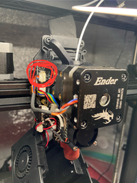 Ender-3V3KE3Dプリンターの部品について質問です。フィラメント 