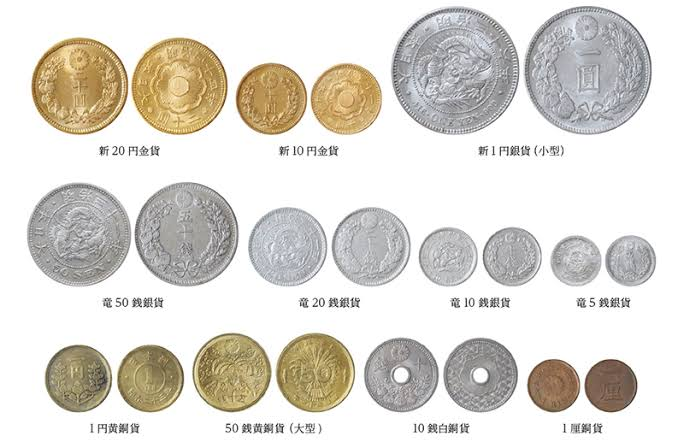 明治時代に発行された金貨や銀貨は地金型金貨や地金型銀貨に当てはまりますか？