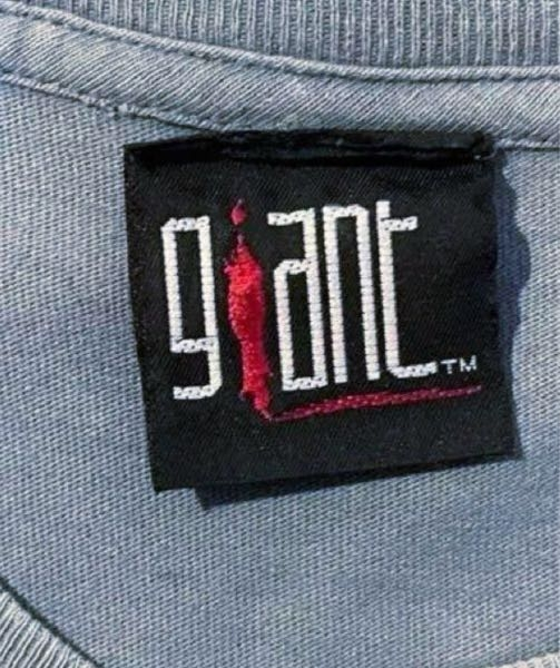 こちらのgiantタグは偽物でしょうか？90年代後半のヴィン - Yahoo