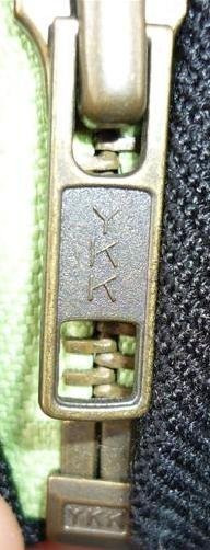 ベトジャンのYKKジッパー年代を教えて下さい。 - 画像のジッ