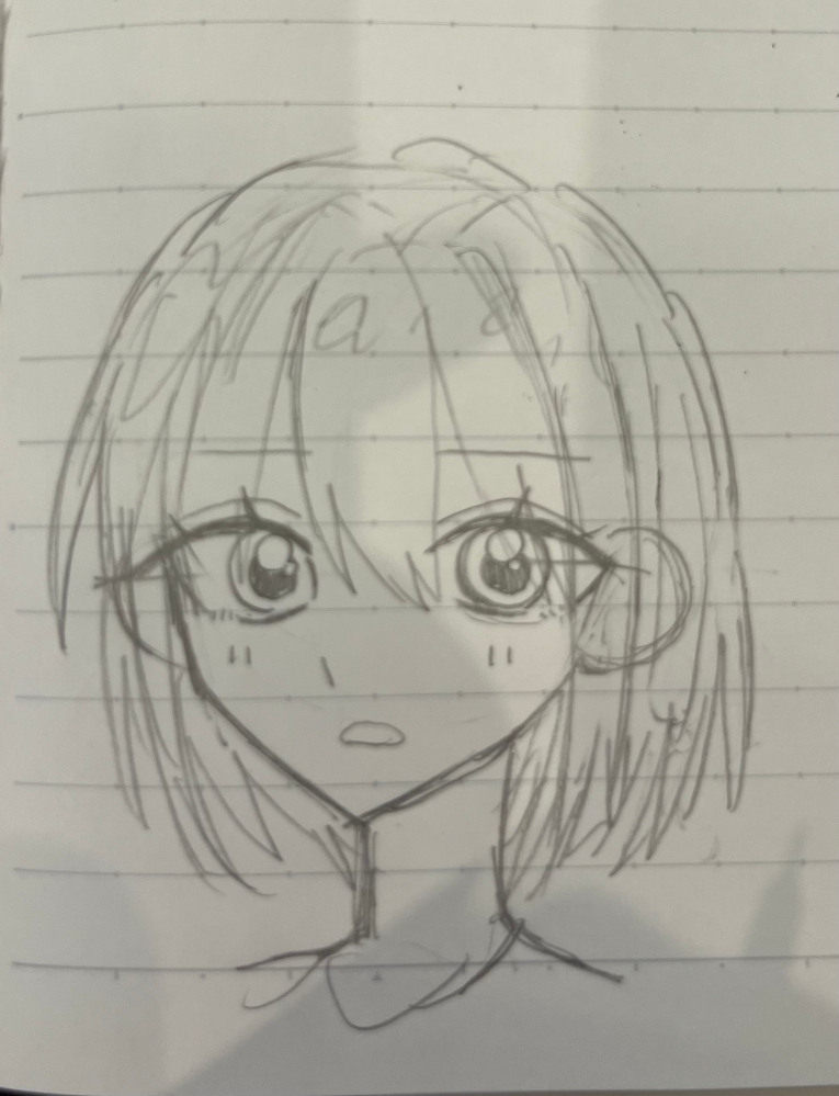 高校3年生です。絵が上手くなりたいのですが、まず顔が書けません