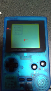 ゲームボーイの液晶が黒くなってしまいました。 - 部屋の整理を
