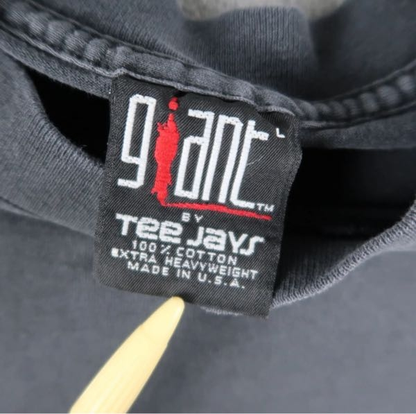 メタリカのtシャツのタグなんですが、このgiantのタグは本物ですか？偽