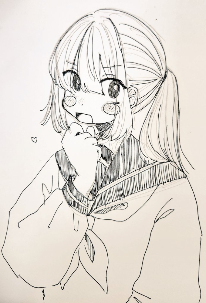 小学1年生の妹が描いた絵です。 - 友達にうまいと言われるそ