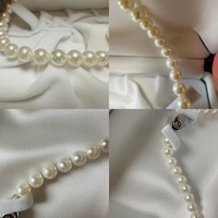 パールのネックレスです ケースは少し傷が付いてますがネックレス自体