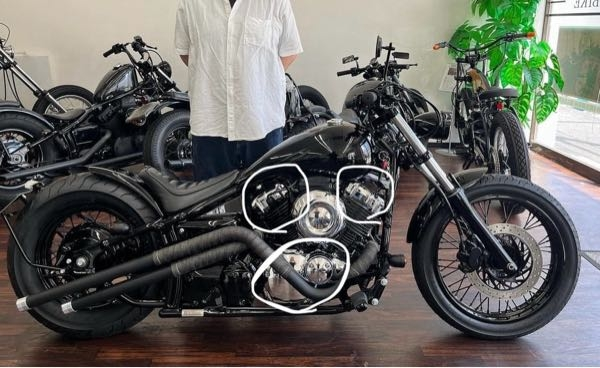 ドラッグスター400を手に入れたのですが、新たにパーツを購入
