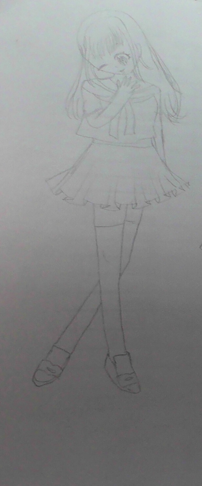 小学1年生の妹が描いた絵です。 - 友達にうまいと言われるそ