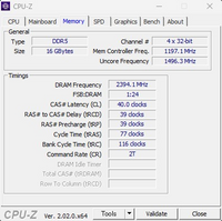 SP SPD8G64TLG48 メモリ 8GB デュアルチャネル CPU-Zでメモリdualと表示されないのですがデュアルチャンネルに