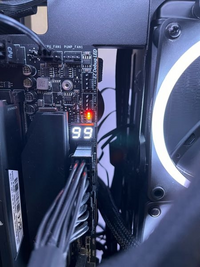マザーボードのVGAランプが白点灯しGPUが認識されなくなりました