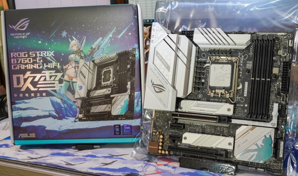 ASUSB760-GGAMINGWIFI吹雪」というマザーボ - Yahoo!知恵袋
