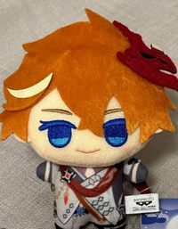 原神タルタリヤのちびぐるみをタグ付き、公式ものをメルカリで売ろ 