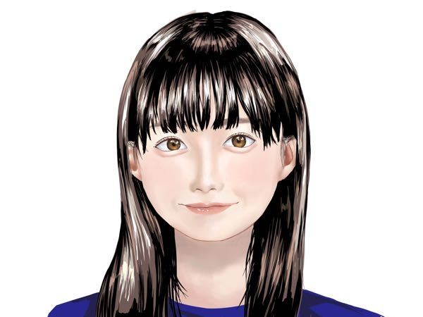 私が描いた絵なんですけどパッと見てどんな印象ですか？誰に見え