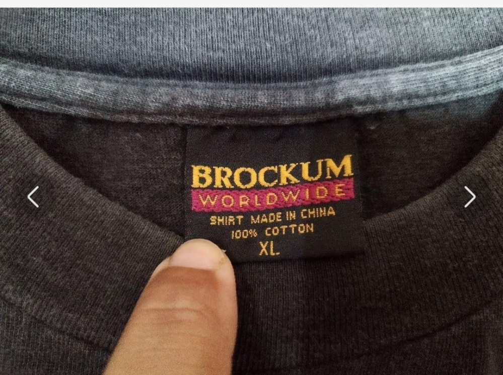ビンテージTシャツのBROCKUMのタグ本物でしょうか？ - Yahoo!知恵袋