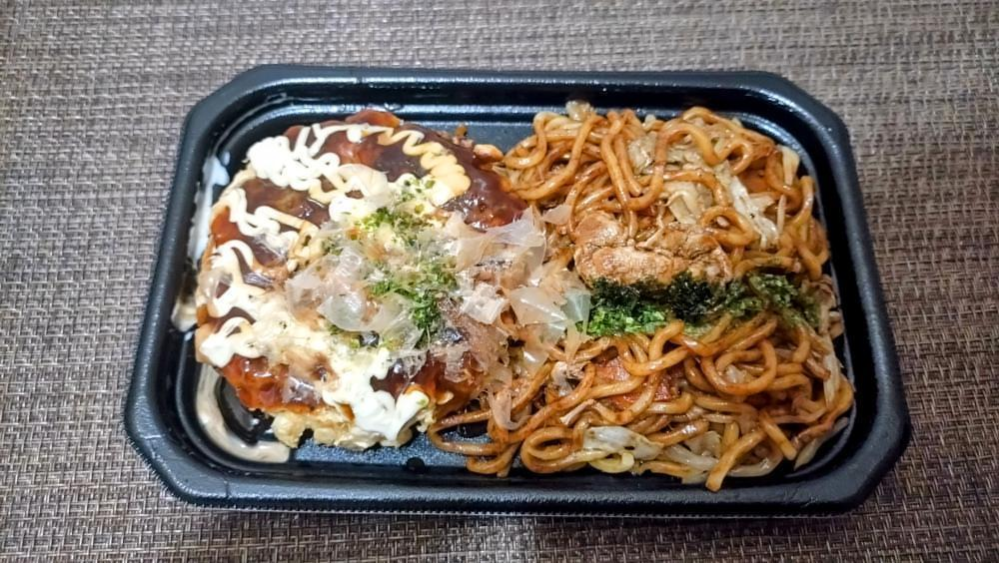 温めますか？ こう言うお好み焼きと焼きそばセットはレンチンして温めますか？、温めずに食べますか？