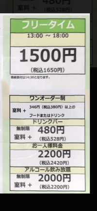 これって結局いくらなんですか？未成年のためアルコールは飲めません。

カラオケ 