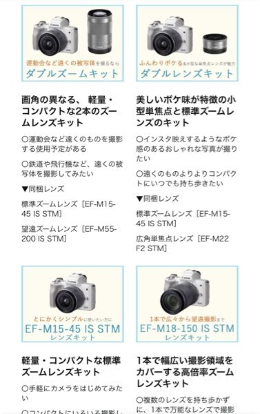 カメラ初心者です。 - 数年前にCanonEOSkissmを購入したので