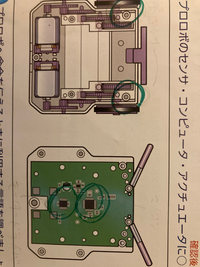 中学三年
技術
下図の中でプロロボのセンサー、コンピュータ、アクチュエータはどこですか？
よろしくお願いします。 