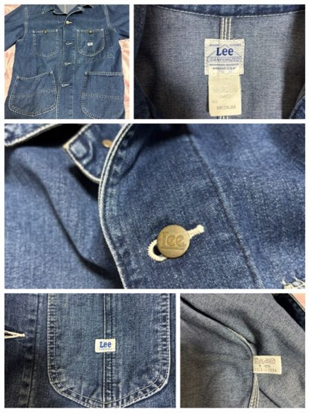 このLeeカバーオールですが、ずいぶん前に古着で買ったものです