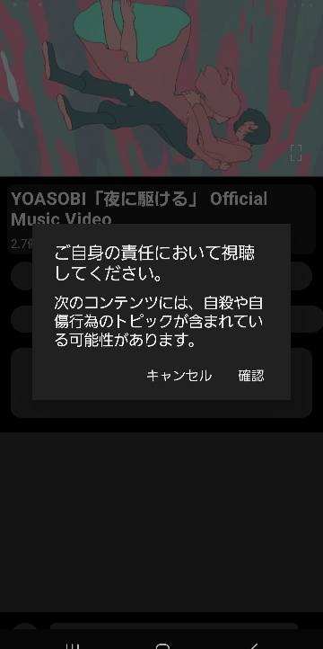 YouTubeで謎の制限があるのなんですがどうしてですかね これ変な要素は無いと思うんですが