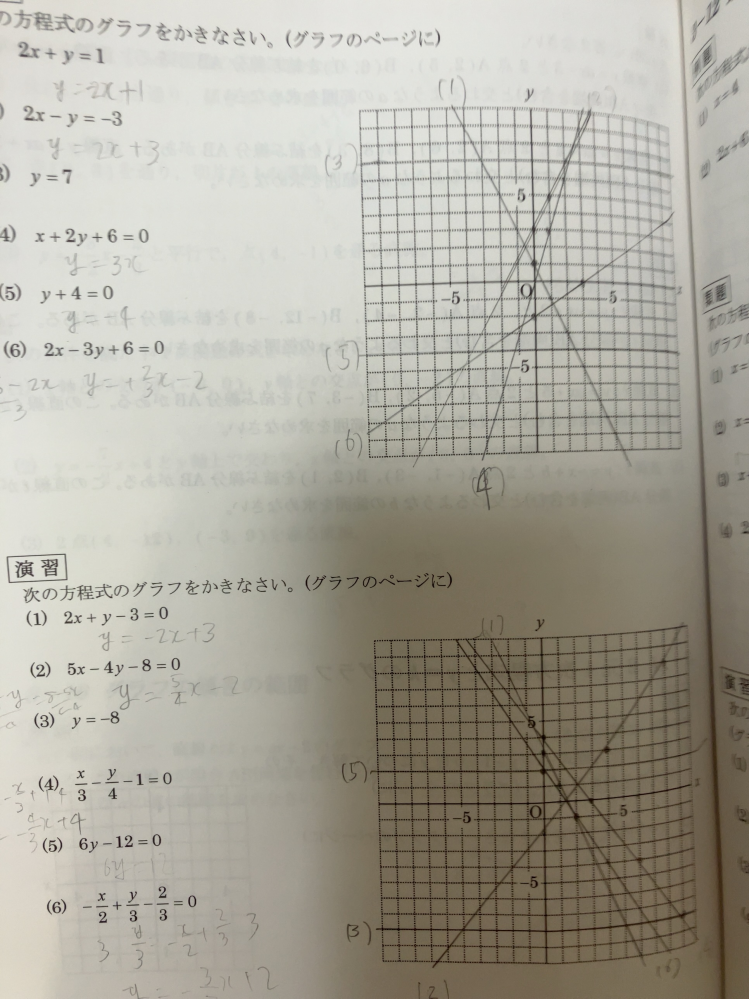 大大大大大至急！！ 私が解いている答えはあっていますか？間違っているものがあれば答えを教えて頂きたいです