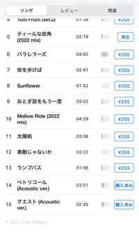 下の二つの曲を一度Apple Musicのライブラリから消してしまいましたが、もう一度ダウンロードしたくなりました。しかし、購入済みと表示されるだけでダウンロードが出来ません。 購入済みのミュージックにもありません。どうすればいいですか