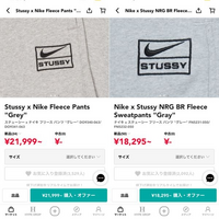 至急お願いします！
SNKRDUNKで売られている物なのですが
この2つ色とかは同じだと思うんですけど値段も違うので何が違うか教えてください。
お願いします 