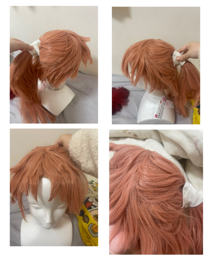 コスプレウィッグオーダーについて質問です。メルカリでコスプレ