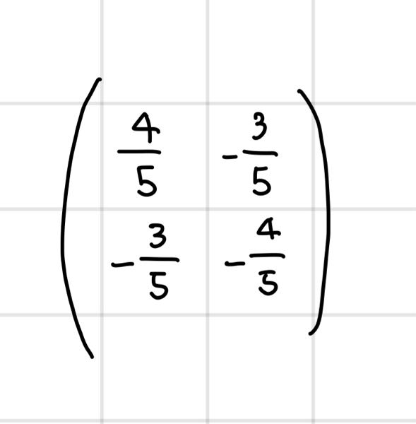 数学の線形代数の問題です。 次の行列が直行行列であることを確かめよ。 という問題です。 どのようにして確かめるのか、教科書を見てもよくわからないので、途中式も含めて教えていただきたいです。