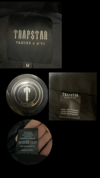 セカストで購入したtrapstarのダウンなのですが自分では見分けること 