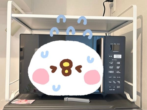 質問です！今、冷蔵庫の上に電子レンジを置いています。IKEAで 