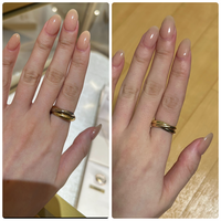 至急お願いします！カルティエのトリニティリング、クラシックとS 