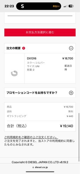 diesel ピアス　一回使用　箱　袋　証明書付き 61HXPcs7IKL.jpg