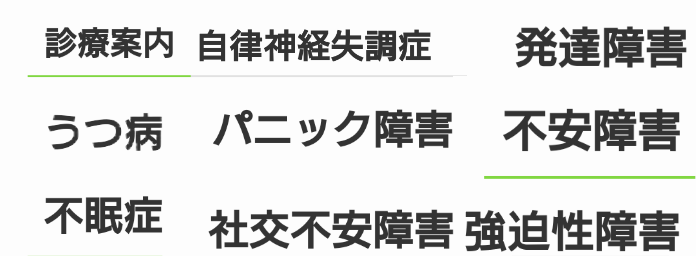 初診での心療内科や精神科を受ける場合 画像の中の項目を診断するんですが 本人が分からない場合でも医師が特定してくれたり診断してくれるんですか？