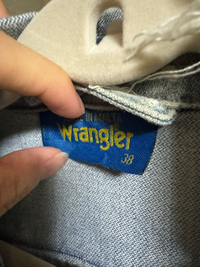 古着屋でwranglerのデニムジャケットを買ったんですが、このタグは何... - Yahoo!知恵袋