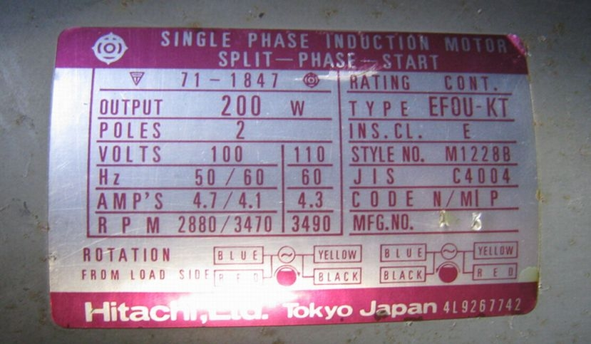 このモーターが欲しいのですが現行の商品だとどれですか？ メーカーはどこでも良いです。 このモーターにタケノコを付けて研磨の布バフを回しています。 モノタロウで買おうかと思うんですが・・・同じ物を見つけら れないんです。