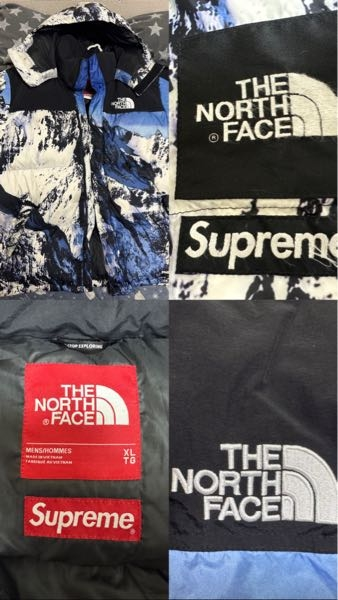supremeTHENORTHFACEの雪山バルトロ日正規品と鑑定された... - Yahoo 