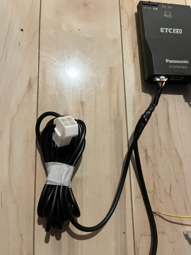 panasonicのETC車載器の配線を教えてください』 三菱 ストラーダ の